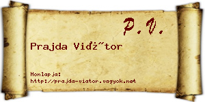 Prajda Viátor névjegykártya